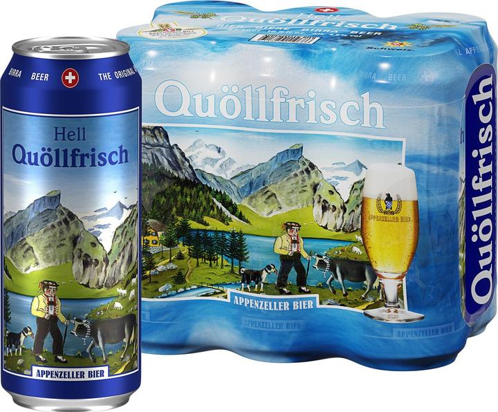 Appenzeller Bier Entrepôt d'Appenzeller Quöllfrisch (6 x 50 cl)
