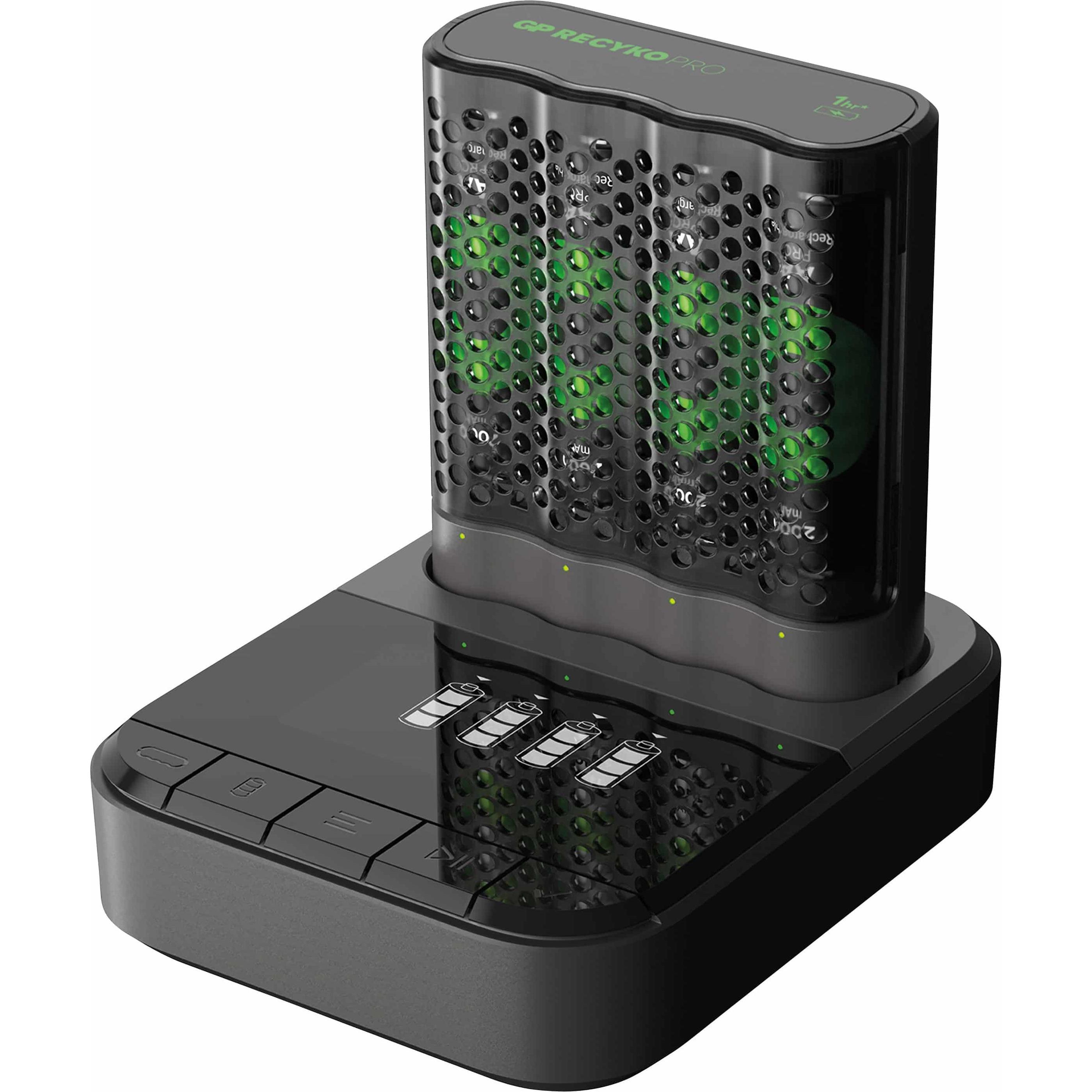 GP Batteries Battery Recharger (1 Stk., AA, 2000 mAh, Ladegerät inkl. Akku), Akku Ladegerät