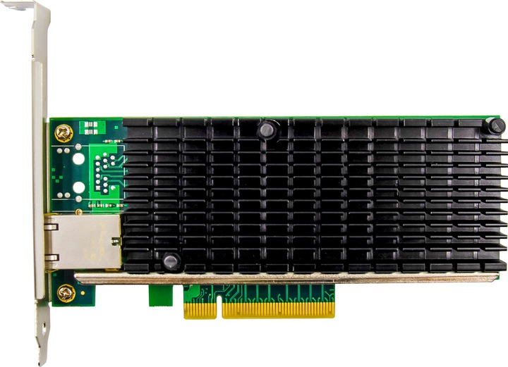 Productafbeelding InLine 10 Gigabit netwerkkaart, 1x RJ45 10Gb/s, PCIe x8, incl. beugel voor laagprofiel slot (PCIe)