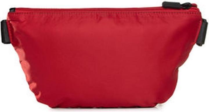 Actual product image Guess Quatro, Textile Fanny Pack, Red, 19/28.5 x 17 x 4 cm, For Men