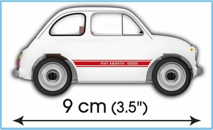 Actual product image Cobi Fiat Abarth pcs