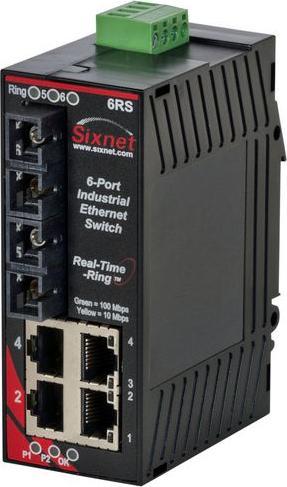 Produktbild Red Lion Ethernet-Switch, RJ45-Anschlüsse 4, Glasfaseranschlüsse 2SC, 100Mbps, Managed