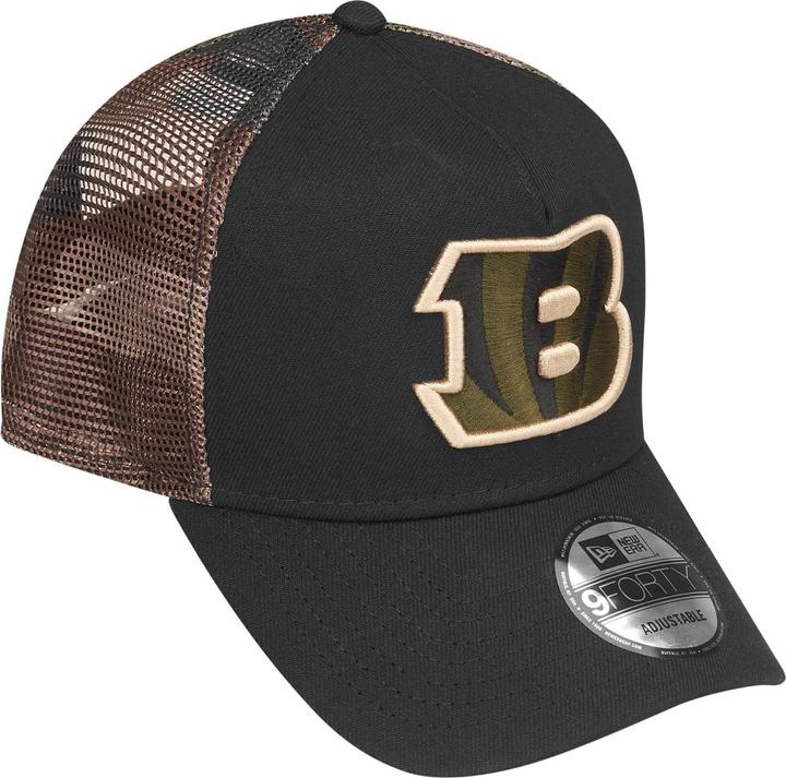 Actual product image New Era Snapback Trucker Cap - Cincinnati Bengals wood camo (One size)