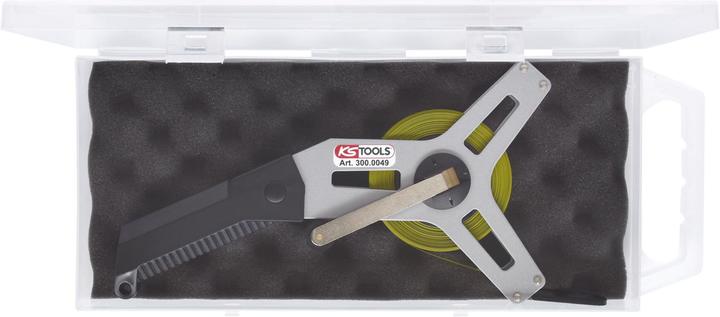 Actual product image KS Tools Frame tape measure with yellow steel tape (20 m)