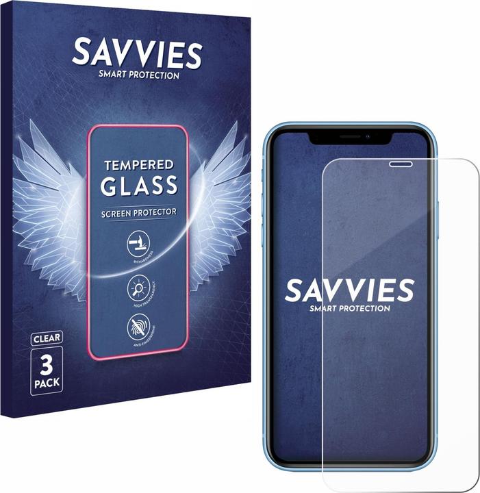 Actual product image Savvies Tempered Glass (3 pcs., Apple iPhone XR)