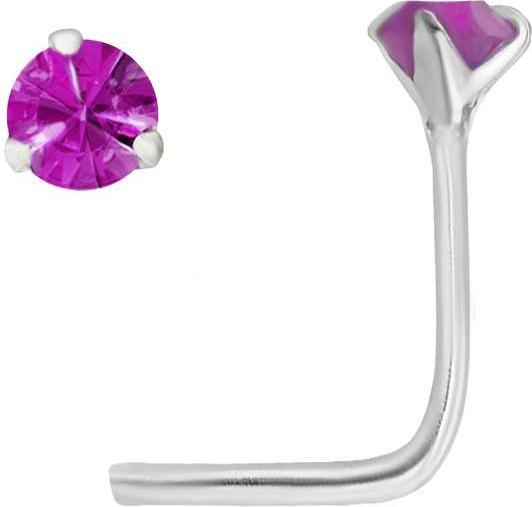 Produktbild Bijouteria Nasenpiercing (Kristall, Silber 925)