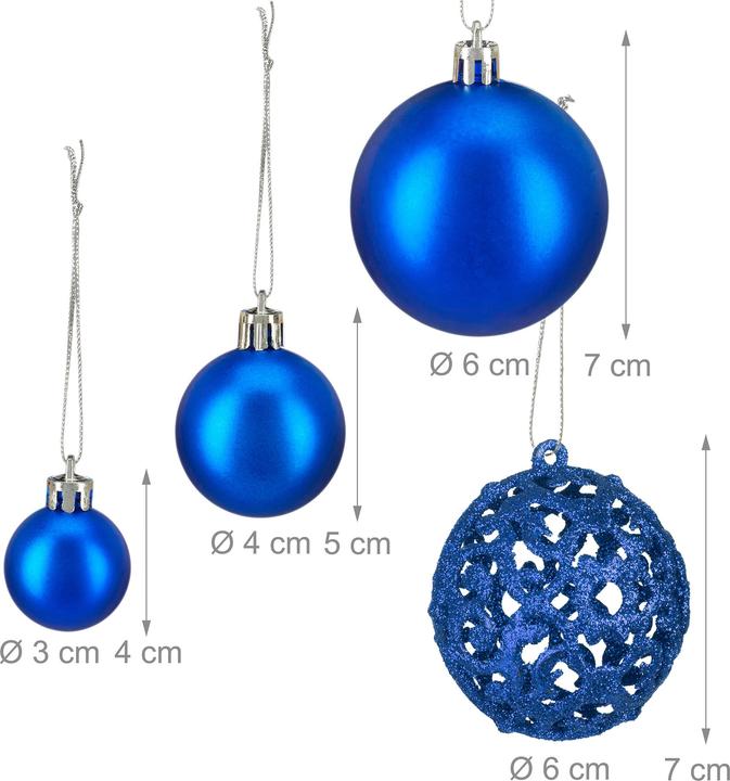 Immagine prodotto Relaxdays Set di decorazioni natalizie (50 x)