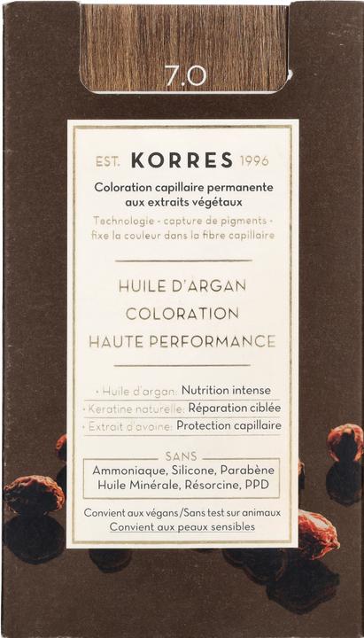 Actual product image Korres Argan Oil Hair Colour (7.0)