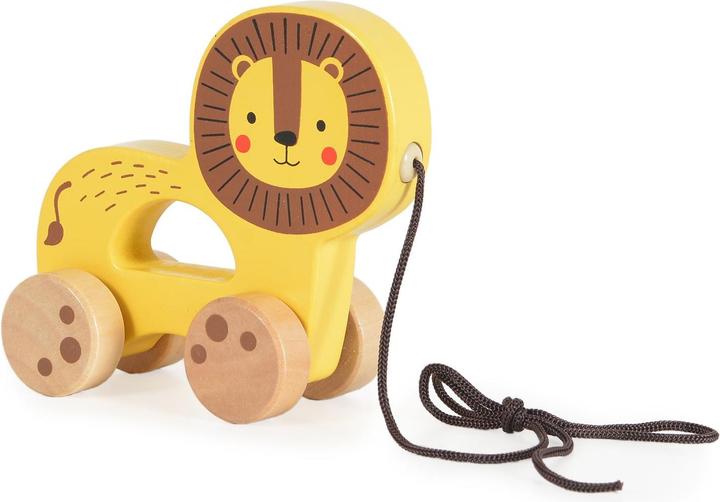 Actual product image Tooky Toy Jouet à tirer Animal en bois