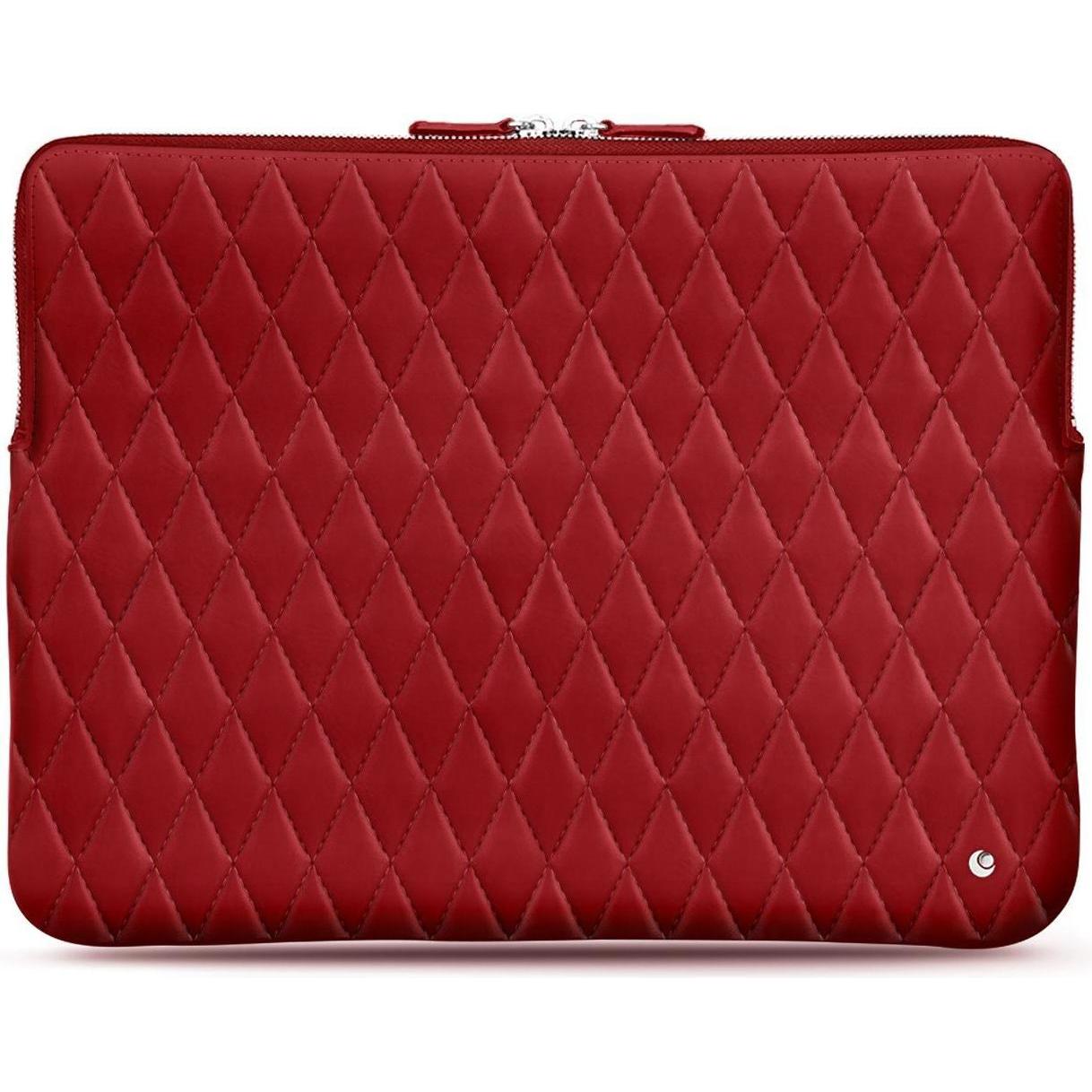 Noreve Lederschutzsleeve, Notebooktasche, Rot