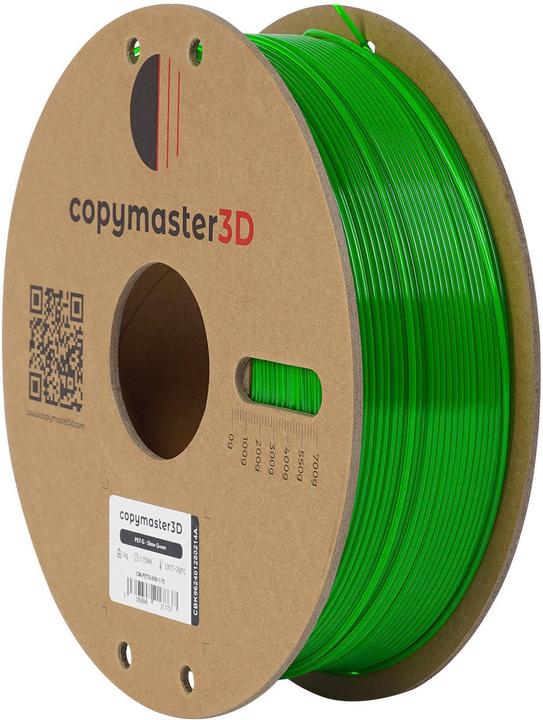Actual product image Copymaster3D PET-G Filament for 3D Printer, 1.75 mm, Neon Green (PETG-GF, 1.75 mm)