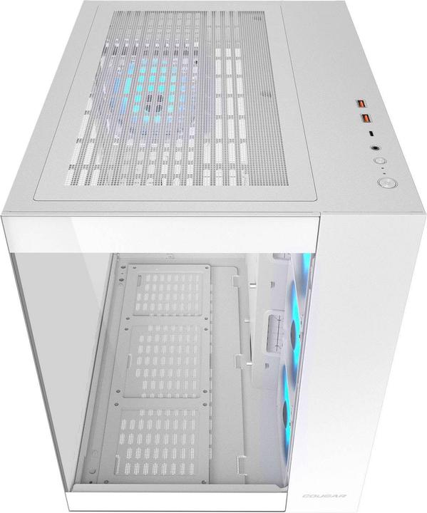 Actual product image Cougar Boitier Moyen Tour ATX FV150 RGB avec panneaux vitrés (Blanc) (ATX, mATX, Mini-ITX)