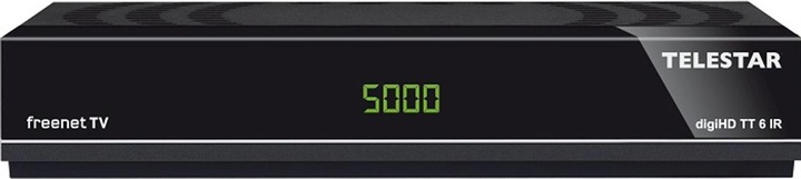 Actual product image Telestar digiHD TT 6 IR (12 months freenet TV) (DVB-C, DVB-T2)