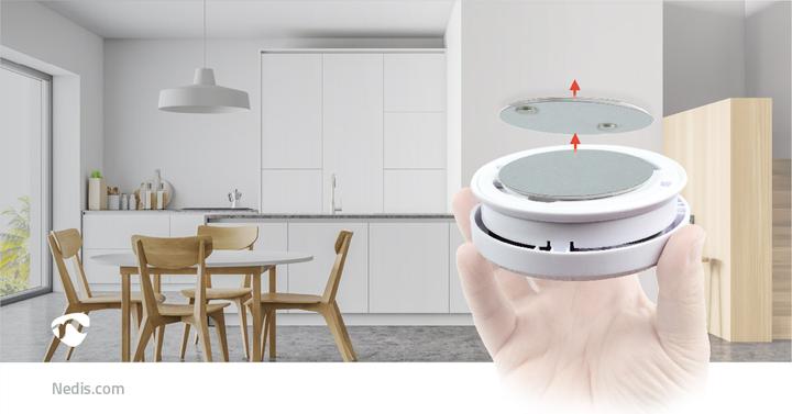 Image du produit Nedis Support de détecteur magnétique Diamètre : 39.4 mm Bande adhésive/métal Métal
