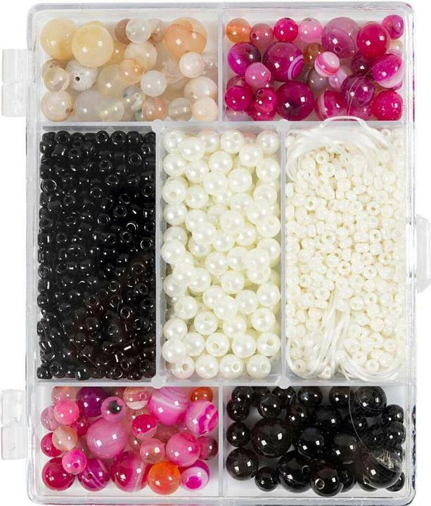Immagine prodotto Creativ Company Perlen-Set Kristalle, Sortierte Farben, Packungsgrösse