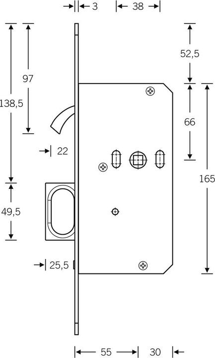 Produktbild FSB Schiebetürset