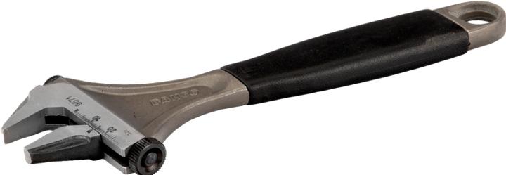 Actual product image Irimo Particularly robust 35 mm rolling spanner with rubber handle, laterally adjustable, phosphated, 257 (35 mm)