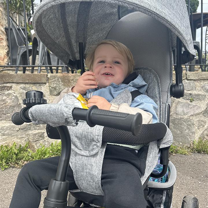 Produktbild Homcom Kinderdreirad Polyester, Metall Grau