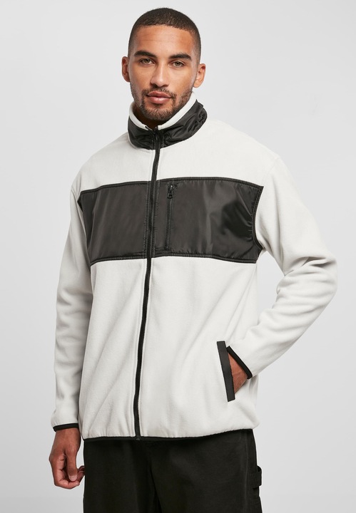 Actual product image Urban Classics Patched Micro Fleece Jacket - 19435 (5XL)