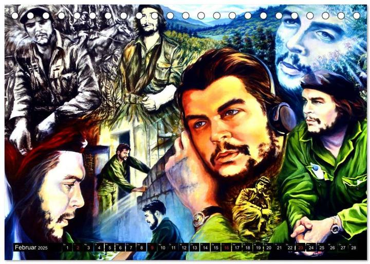Image du produit CHE - Ernesto Che Guevara in Kuba (Tischkalender 2025 DIN A5 quer), Monatskalender (A5)
