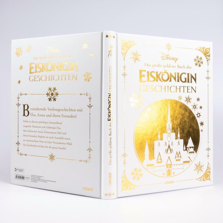 Actual product image Disney: Das grosse goldene Buch der Eiskönigin-Geschichten (German, Walt Disney, 2024)