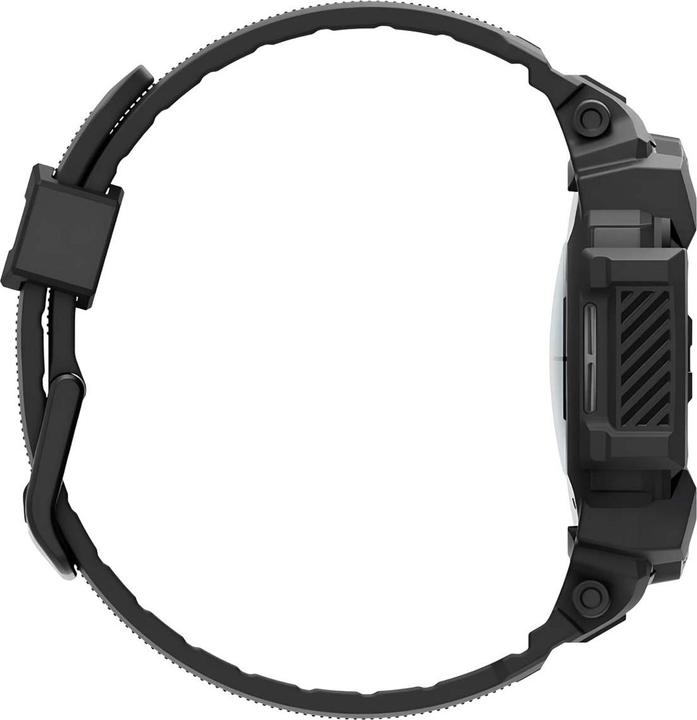 Actual product image Spigen Rugged Armor Pro Galaxy Watch 7 (44mm) Case + Band Matte Black