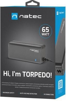 Actual product image Genesis Torpedo UNI-70 power adapter/inverter Indoor Black (65 W)