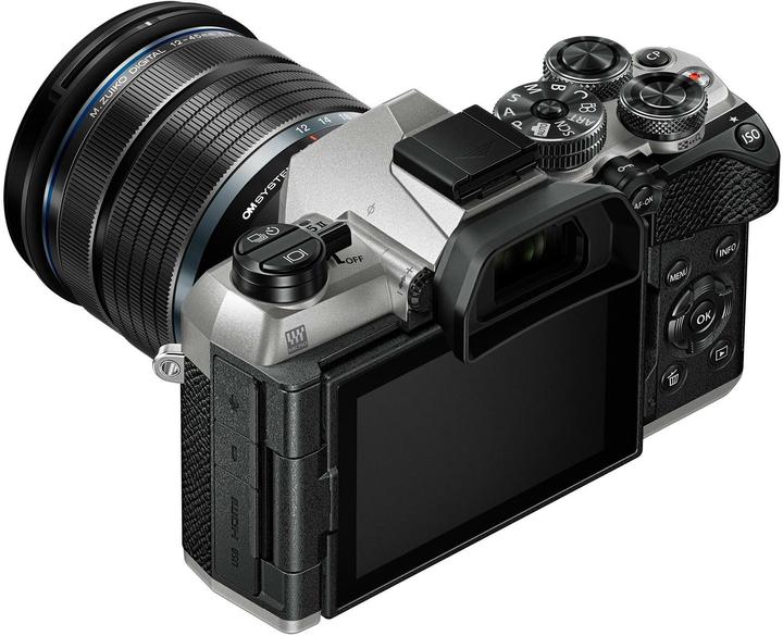 Produktbild OM System OM-5 Mark II 12-45mm PRO Kit SLV (12 - 45 mm, 20.40 Mpx)