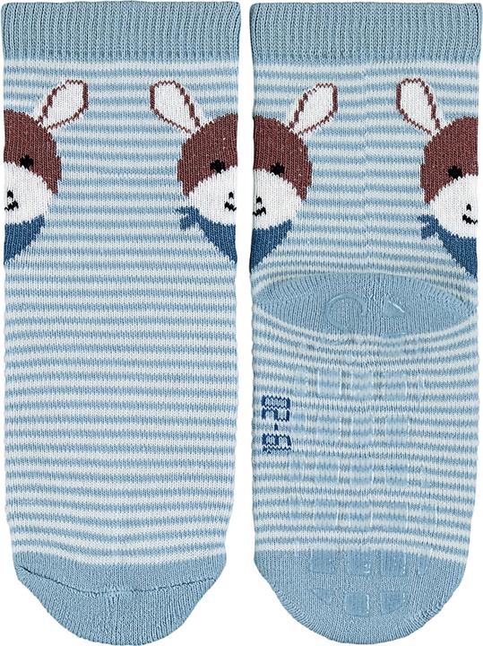 Actual product image Sterntaler Emmi Anti-Slip Socks Set of 2 Light Blue Size 21/22 (pack of 2, 21 - 22)
