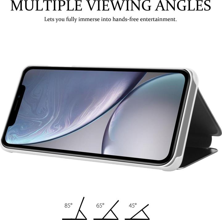 Immagine prodotto Cadorabo Copertina per specchietto retrovisore Smart View a libro (Apple iPhone XR)