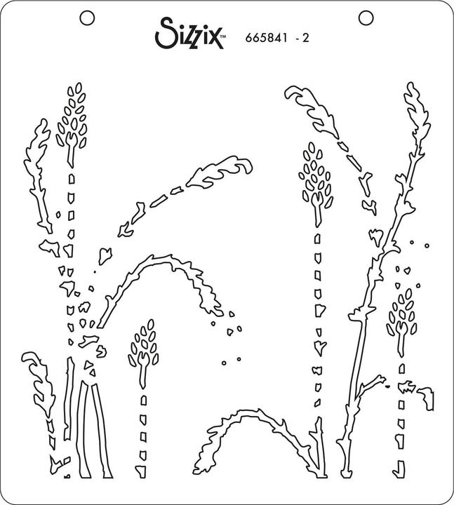 Produktbild Sizzix Layered Stencils Layered Wildflowers 4Stück