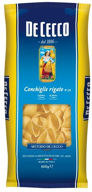 Actual product image De Cecco Conchiglie Rigate N50 (500 g)