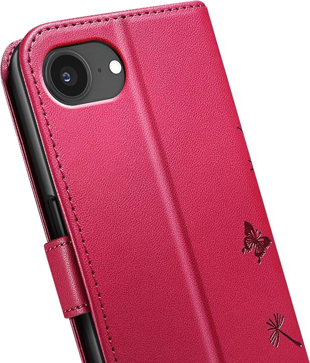 Actual product image Zanaé Wallet Etui iPhone 16e Blumen Schmetterling (Apple iPhone 16e)