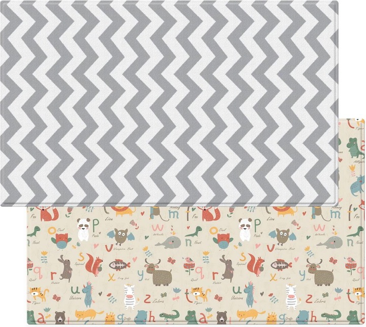 Image du produit Dwinguler Zig Zag Grey (Slim) (180 x 140 cm)