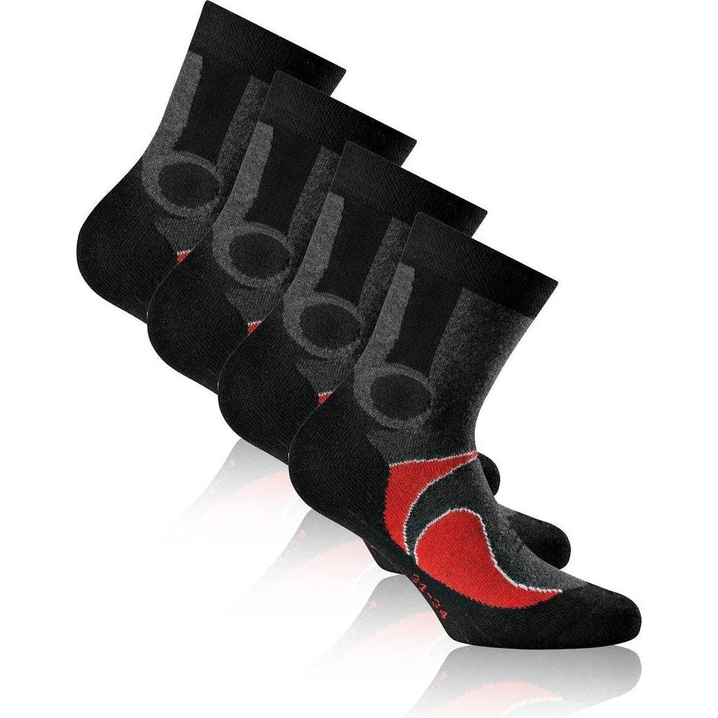 Thumbnail - Rohner, Unisex, Sportsocken, Trekking Kids (27 - 30), Rot