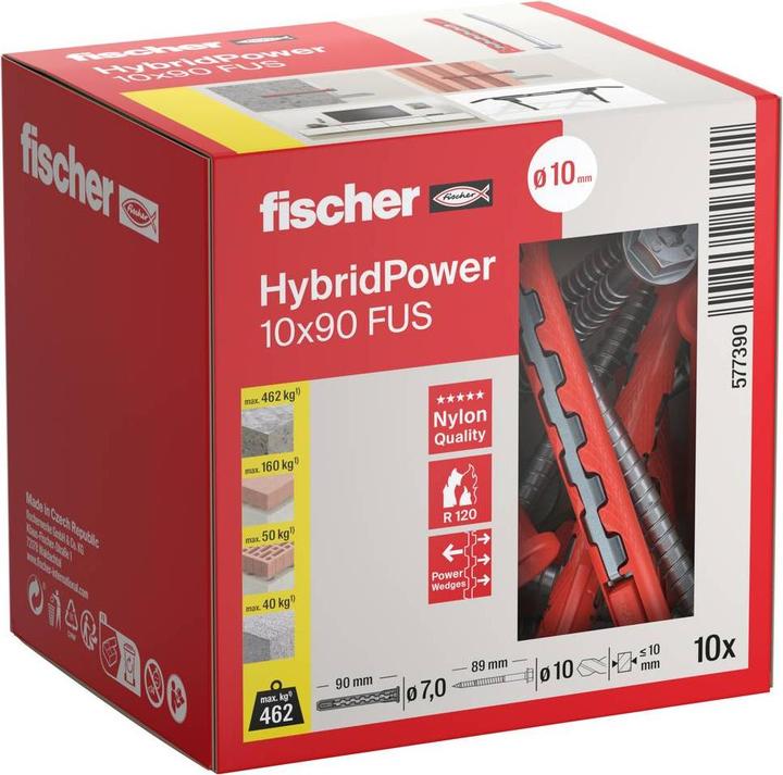 Immagine prodotto Fischer HybridPower 10x90 FUS (10 pz.)