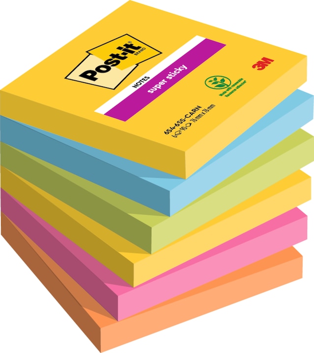 Immagine prodotto Post-it Carnevale super appiccicoso DUPLIKAT (76 x 76 mm)
