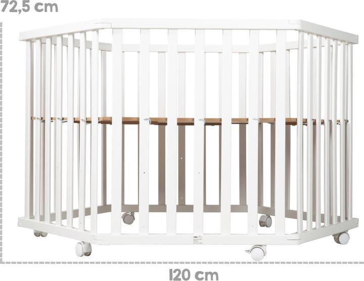 Produktbild Roba Laufgitter (106 cm, 121 cm, Pappel)