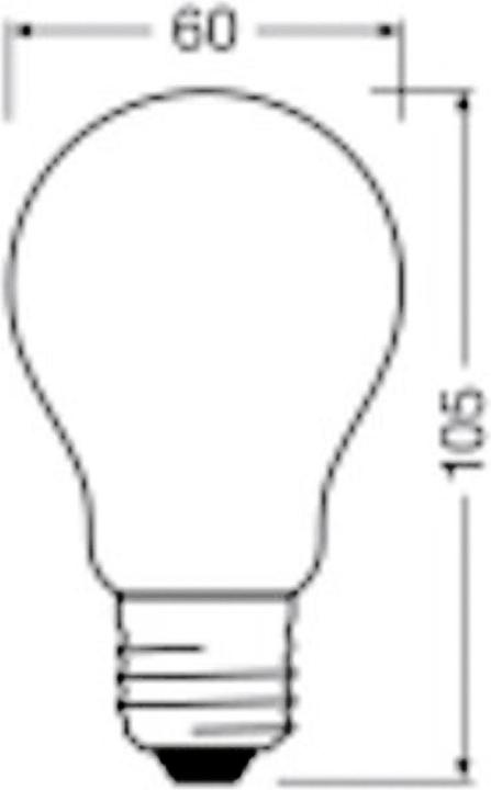 Actual product image Osram Led Filament Classic A (E27, 2.50 W, 470 lm, 1 x, A)