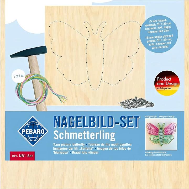 Produktbild Pebaro NagelbildSet Schmetterling