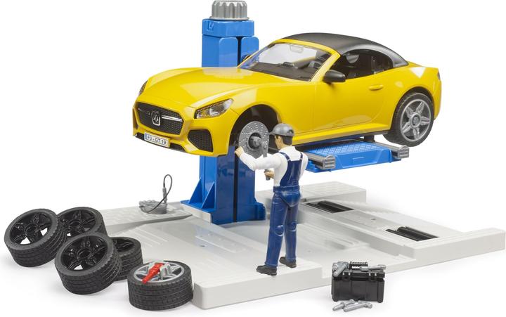 Bruder PKW Service Center mit Roadster