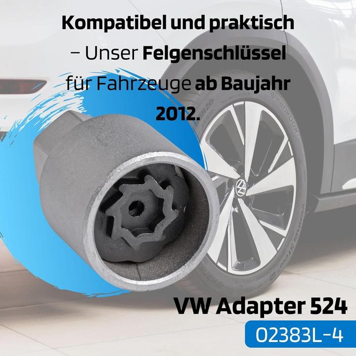 Image du produit SW-Stahl Adaptateur de démontage d'antivol de jante