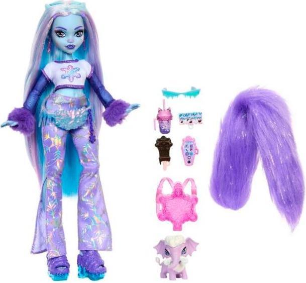 Image du produit Monster High Abbey Bominable Yeti avec mammouth de compagnie et accessoires