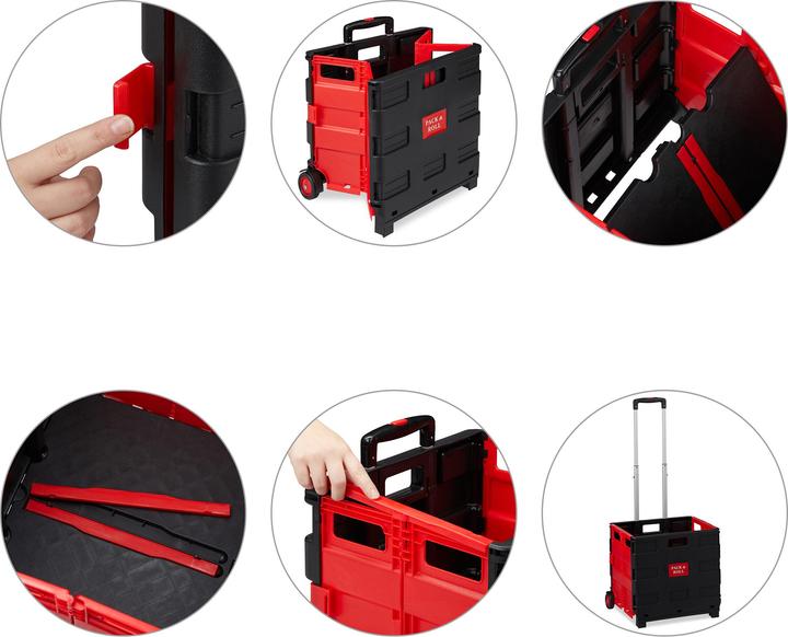 Produktbild Relaxdays Einkaufstrolley