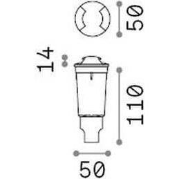 Thumbnail - Ideal lux, Gartenbeleuchtung, WAY G9 Einbauleuchte ⌀50mm Schwarz IP67 neutralweiss 269719 (170 lm, G9, IP67)