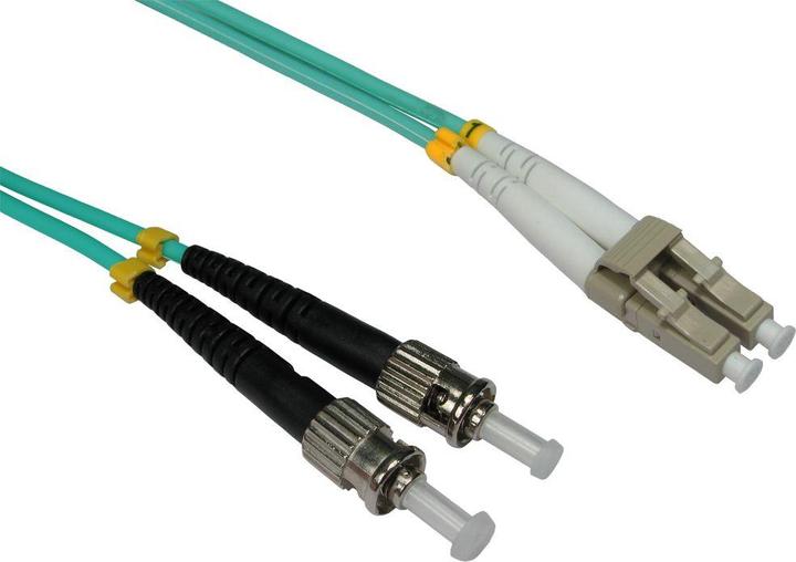 Actual product image Cables Direct CDL 10m OM3 Fibre Cable LC-ST (10 m)
