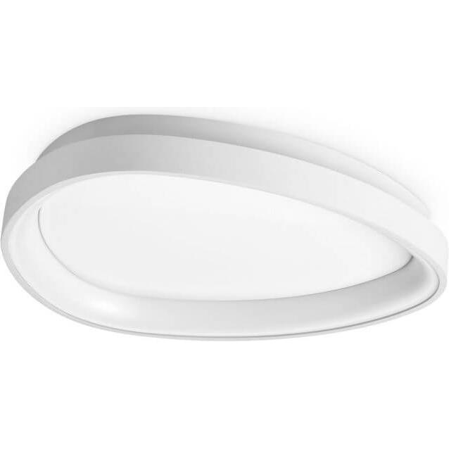 Ideal lux, Wandleuchte + Deckenleuchte, GEMINI LED Deckenleuchte 23W ⌀425mm Weiss warmweiss 328010 (3000 lm)