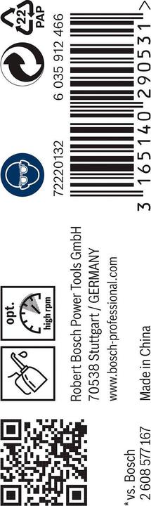 Image du produit Bosch Professional Zubehör Foret hélicoïdal PRO Metal HSS-G, 2,5 x 30 x 57 mm (2,5 mm)