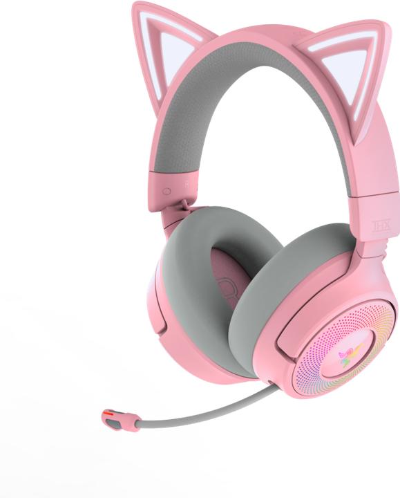 Actual product image Razer Kraken Kitty V3 Pro - Quartz (Wireless)