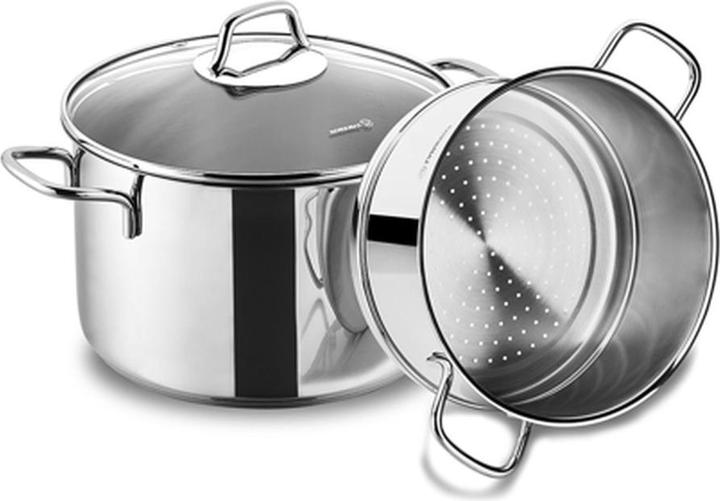 Korkmaz Puodas virimui garuose Perla KRA1521 (Pot, Stainless steel, 20 x 12 cm)